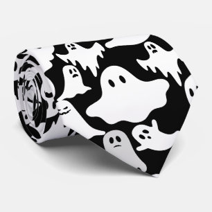 Boos and a Pumpkin. BP01A.B Tie