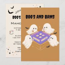 Boo's and Bam's Mahjong Halloween Party