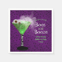 Boos and Booze Adult Halloween Cocktail Party
