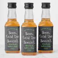 Boos and Booze Adult Halloween Party Favours