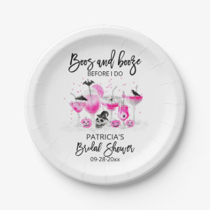 Boos And Booze Before I Do Bridal Shower Paper Pl Plate