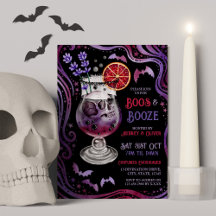 Boos and Booze Halloween Costumes and Cocktails 