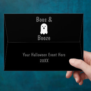 Boos and Booze Halloween Envelope