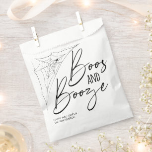Boos and Booze Halloween Party Favour Bag