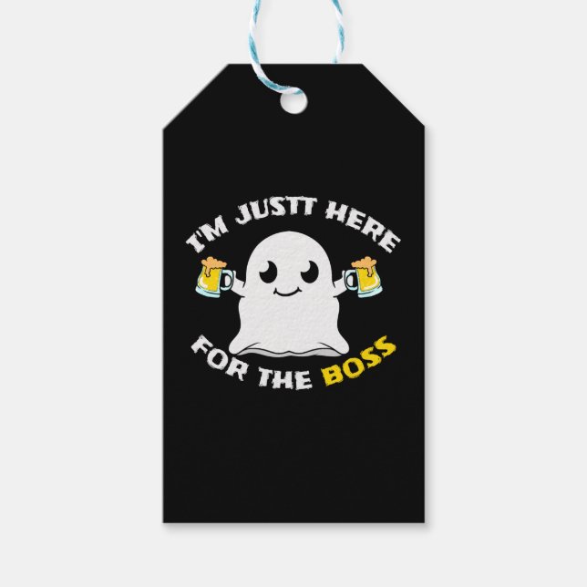 Boos Beer Halloween Halloween Gift Tags (Front)