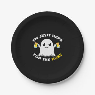 Boos Beer Halloween Halloween Paper Plate