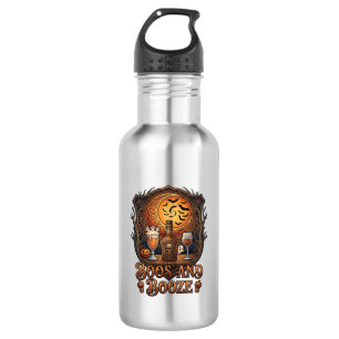 Boos Booze Halloween Skull Bottle Beer Wine Bats M