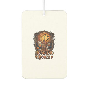 Boos Booze Halloween Skull Bottle Beer Wine Bats M Car Air Freshener