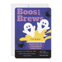 Boos & Brews, Spooky Beer Party, Halloween Adult
