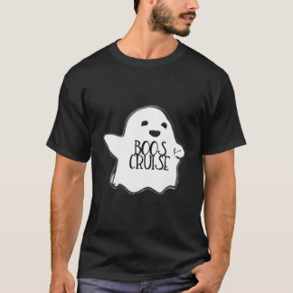 Boos Cruise Booze Drinking Ghost T-Shirt