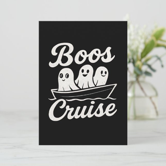 Boos cruise  invitation (Standing Front)