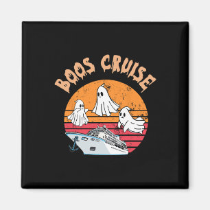 Boos Cruise Trip Funny Halloween Costumes Matching Magnet