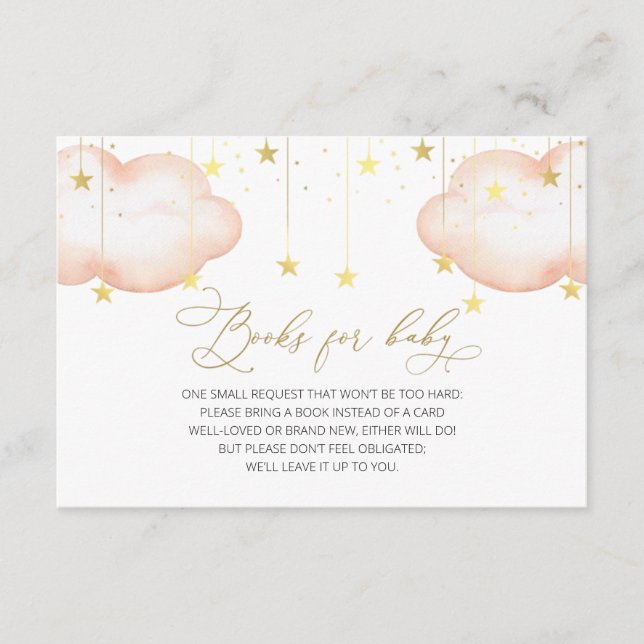 Boos for Baby Insert, Twinkle Twinkle Little Star Enclosure Card (Front)
