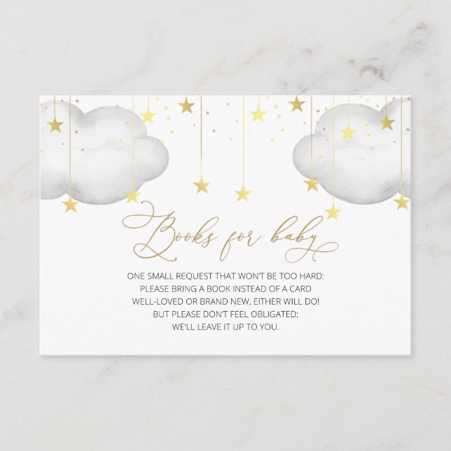 Boos for Baby Insert, Twinkle Twinkle Little Star  Enclosure Card (Front)