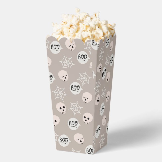 Boo's, Skulls and Spider Webs  Favour Box (Popped)