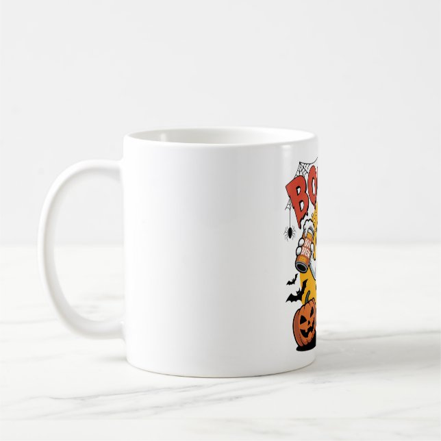 Boosch Ghost Halloween Beer Design Coffee Mug (Left)