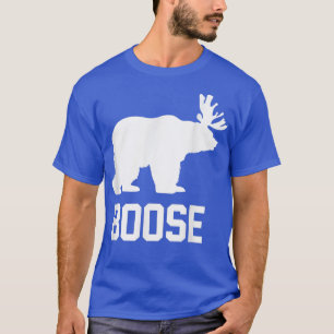 Boose - Bear plus moose equals boose funny  T-Shirt