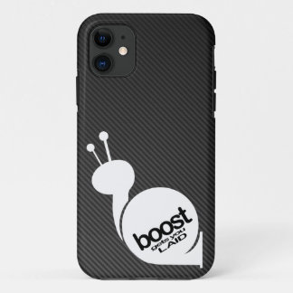 Boost Gets You Laid Snail w/ Faux Carbon Fibre iPhone 11 Case