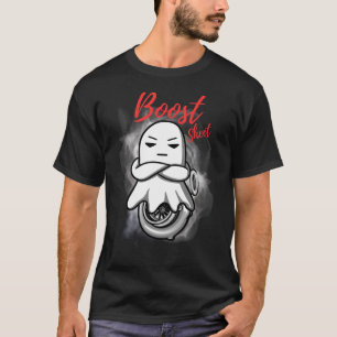 Boost Sheet Funny Halloween Ghost Turbo Racing T-Shirt