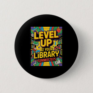 Boost Your Skills At The Library Summer 2025 Readi 6 Cm Round Badge