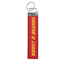 BoostNBeards key chain Red