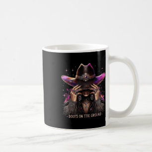 Boot Cowboy Boots On The Ground Western Cowgirl Li Coffee Mug
