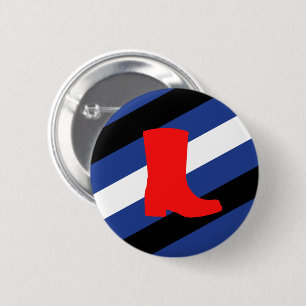 Boot Pride Flag 6 Cm Round Badge
