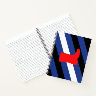 Boot Pride Flag Notebook