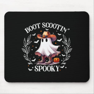 Boot Scootin Soky Retro Western Funny Halloween Cu Mouse Pad