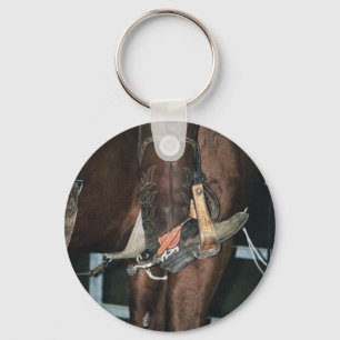 boot & spur key ring