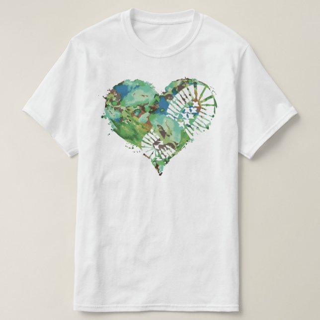 boot stomp heart T-Shirt (Design Front)