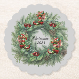 Boot Wreath Coaster