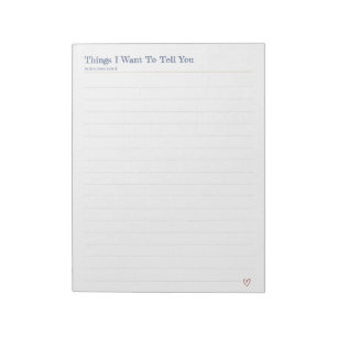 Bootcamp Letters From Home Notepad