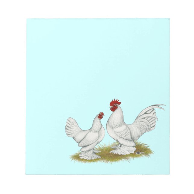 Booted Bantams Notepad (Front)