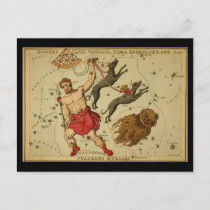 Bootes, Canes Venatici, Coma Berenices, Q. Muralis Postcard