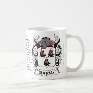 Booth Family Coat of Arms Mug