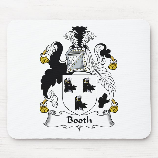 Booth Family Crest Mouse Pad (Front)
