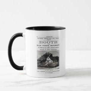 Booth of the Blue Ribbon Movement, 1883 Mug