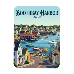 Boothbay Harbour USA Magnet