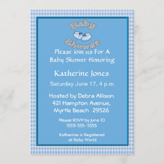 Booties Baby Shower Invitation