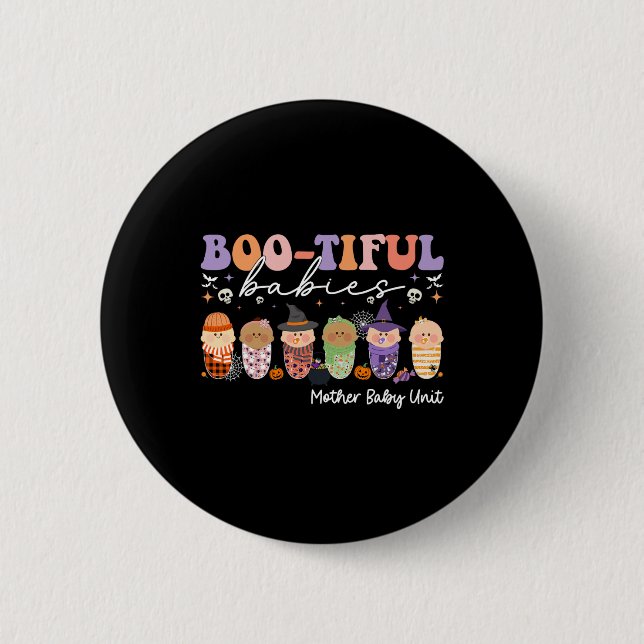 Bootiful Babies Mother Ba  6 Cm Round Badge (Front)
