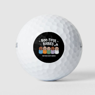 Bootiful Babies Mother Baby Nurse Halloween  Golf Balls