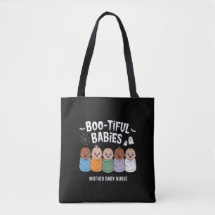 Bootiful Babies Mother Baby Nurse Halloween Tote Bag