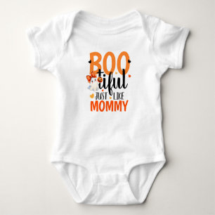 Bootiful Baby Girl's First Halloween Baby Bodysuit