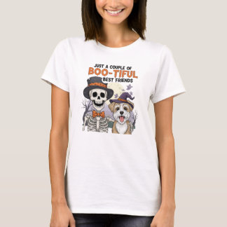 Bootiful Best Friend Skeleton & Dog Tee
