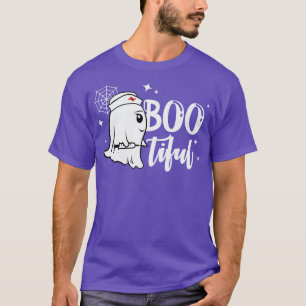 Bootiful Ghost Nurse Halloween Gift T-Shirt