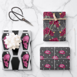 Bootiful Gothic Wrapping Paper Sheet