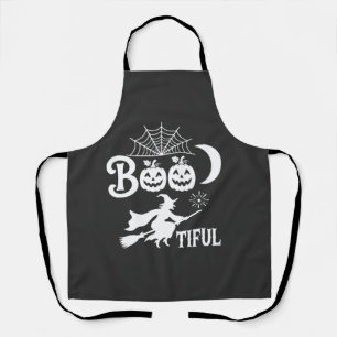 Bootiful Halloween Witch Moon Design_1 Apron