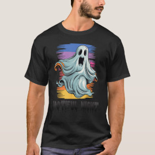 Bootiful Night creepy Ghost Halloween T-Shirt