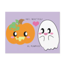BOOtiful Pumpkin Love Postcard